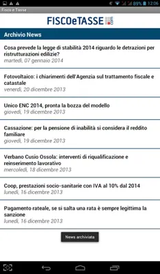 Fisco e Tasse android App screenshot 0