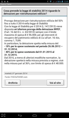 Fisco e Tasse android App screenshot 1