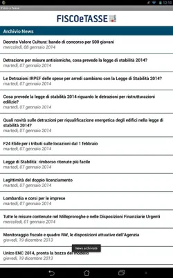 Fisco e Tasse android App screenshot 3